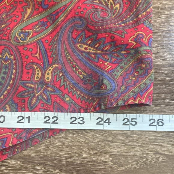 90’s VTG Tango by Max Raab Button Down Floral Paisley Print Shirt Large EUC - Picture 7 of 7